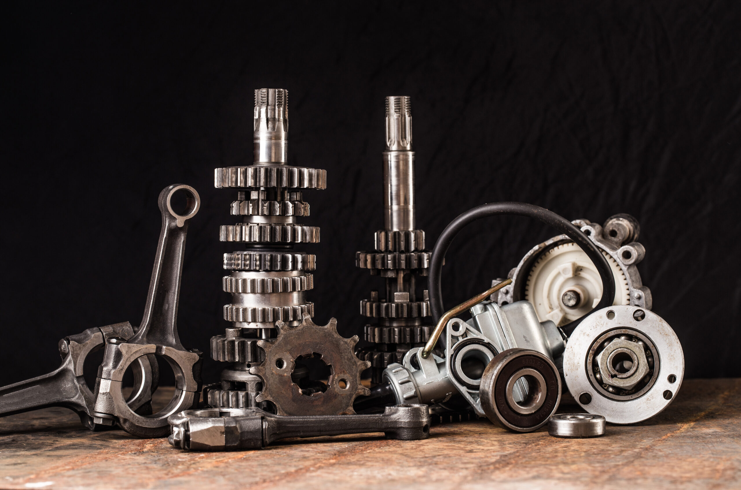 various car parts accessories black background image scaled